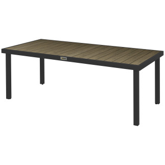 Mesa de Jardín Rectangular para 6 Personas Mesa de Comedor