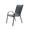 Silla de jardín de metal y textil Sillas de jardín GMS Shop
