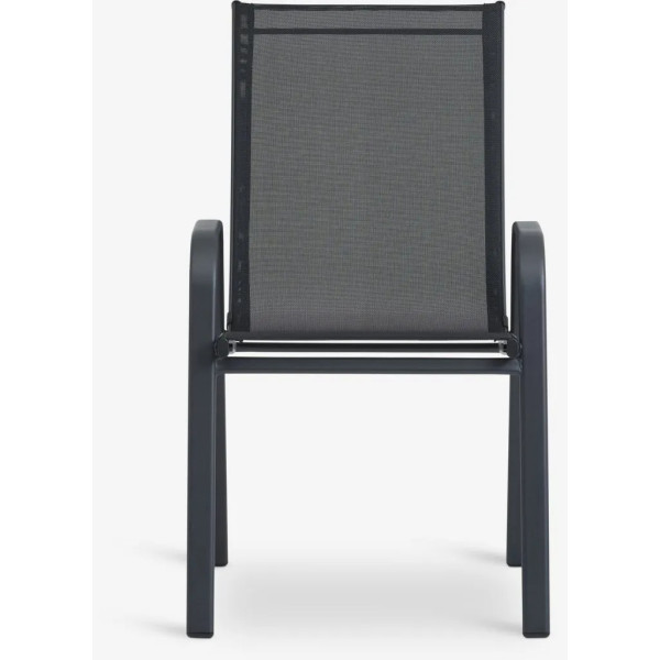 Silla de jardín de metal y textil Sillas de jardín GMS Shop