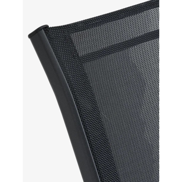 Silla de jardín de metal y textil Sillas de jardín GMS Shop