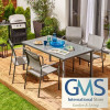 Grey Garden Table 150x90x72 cm Garden Tables GMS Shop