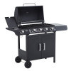 Barbacoa de Gas con 4+1 Quemadores 14,4 KW Inicio GMS Shop
