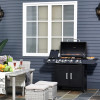 Barbacoa de Gas con 4+1 Quemadores 14,4 KW Inicio GMS Shop