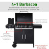 Barbacoa de Gas con 4+1 Quemadores 14,4 KW Inicio GMS Shop