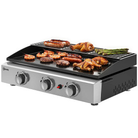 Plancha de gas con 3 Quemadores 7,5 kW Inicio GMS Shop