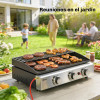 Gas Griddle with 3 Burners, 7.5 kW Home GMS Shop
