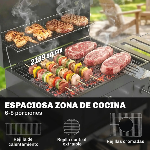 Outsunny Barbacoa de Carbón Inicio GMS Shop