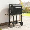 Outsunny Portable Charcoal BBQ Home GMS Shop