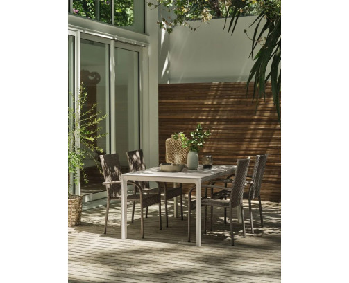 Stackable Chair Natural and BLACK