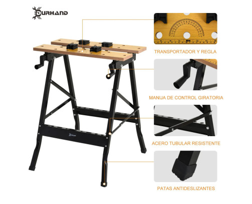 Folding Workbench – Multi Purpose Portable Work Table Home GMS