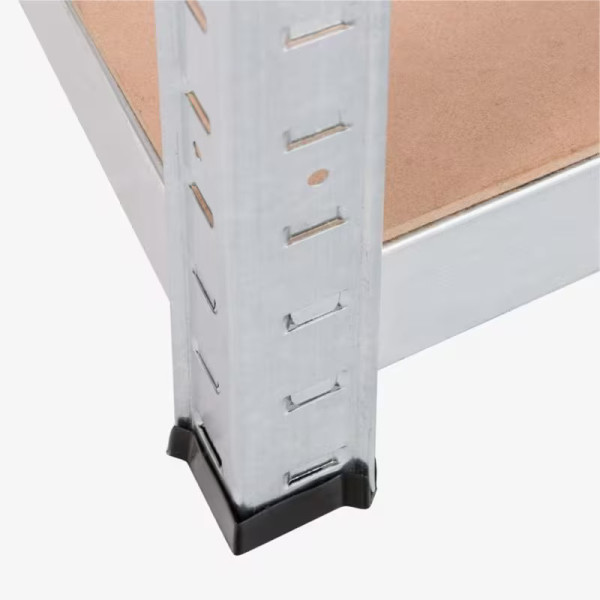 Pack of 10 Galvanized Shelving Units with 5 Shelves, 180x90x40 cmGMS20251070Metal Shelving