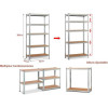 Metal Shelving Units, 180x90x40cmGMS20251061-1Metal Shelving