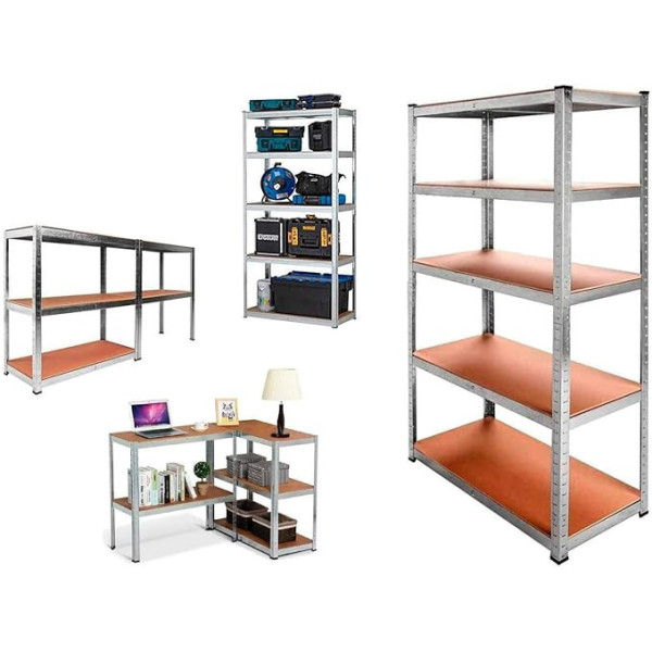 Metal Shelving Units, 180x90x40cmGMS20251061-1Metal Shelving