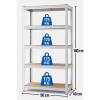 Metal Shelving Units, 180x90x40cmGMS20251061-1Metal Shelving