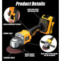 New YUNXI 21V Cordless Angle Grinder New YUNXI 21V Cordless Angle Grinder