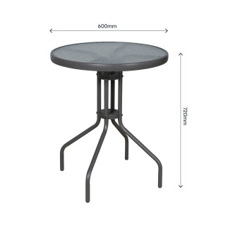 Round Garden Table 60x72 cm Garden furniture GMS Shop