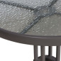 Round Garden Table 60x72 cm