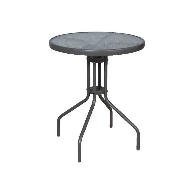 Round Garden Table 60x72 cm