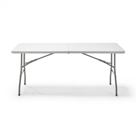 Folding Resin Table 180x70x74 cm – White Home GMS Shop