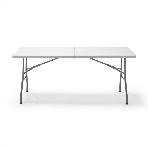 Folding Resin Table 180x70x74 cm – White Home GMS Shop