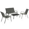 NORA Garden Set Anthracite Garden Furniture Sets GMS Shop