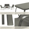 NORA Garden Set Anthracite Garden Furniture Sets GMS Shop