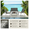 NORA Garden Set Anthracite Garden Furniture Sets GMS Shop