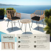 MOLFETTA Natural Rattan Set