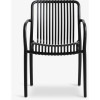 Black Table (Ø60) + 2 Black Chairs Garden Furniture Sets GMS