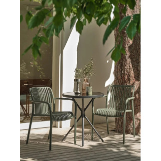 Mesa de balcón Ø60 negro Inicio GMS Shop