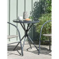 Mesa de balcón Ø60 negro Mesa de balcón Ø60 negro