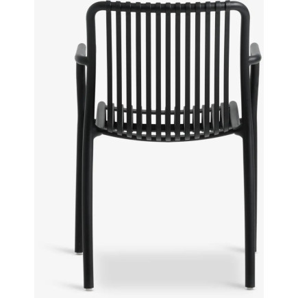 Silla apilable Negro