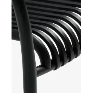 Silla apilable Negro Inicio GMS Shop