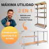 Metal Shelving Units, Set of 2, 180x90x40cm20251061Metal Shelving