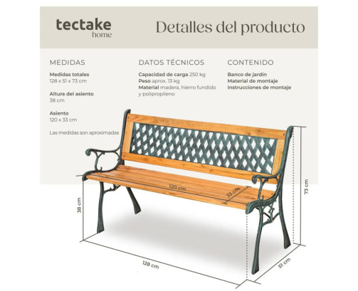 TAMARA Garden Bench